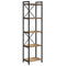 vidaXL Bookcase Artisan oak 40 x 30 x 153 cm Engineered wood