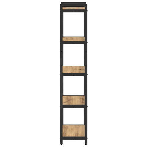 vidaXL Bookcase Artisan oak 40 x 30 x 153 cm Engineered wood