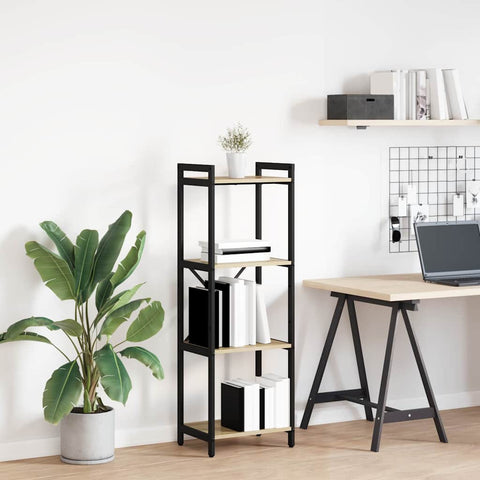 vidaXL Bookcase Sonoma oak 40 x 30 x 118 cm Engineered wood