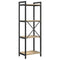 vidaXL Bookcase Sonoma oak 40 x 30 x 118 cm Engineered wood