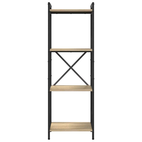 vidaXL Bookcase Sonoma oak 40 x 30 x 118 cm Engineered wood