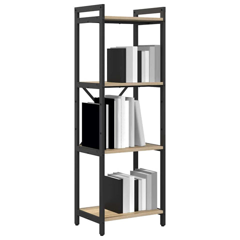 vidaXL Bookcase Sonoma oak 40 x 30 x 118 cm Engineered wood