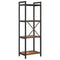 vidaXL Bookcase Smoked oak 40 x 30 x 118 cm Wood