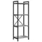 vidaXL Bookcase Grey sonoma 40 x 30 x 118 cm Wood and Steel