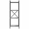 vidaXL Bookcase Grey sonoma 40 x 30 x 118 cm Wood and Steel