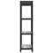 vidaXL Bookcase Grey sonoma 40 x 30 x 118 cm Wood and Steel