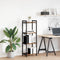 vidaXL Bookcase Old wood 40 x 30 x 118 cm Solid wood