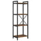 vidaXL Bookcase Old wood 40 x 30 x 118 cm Solid wood