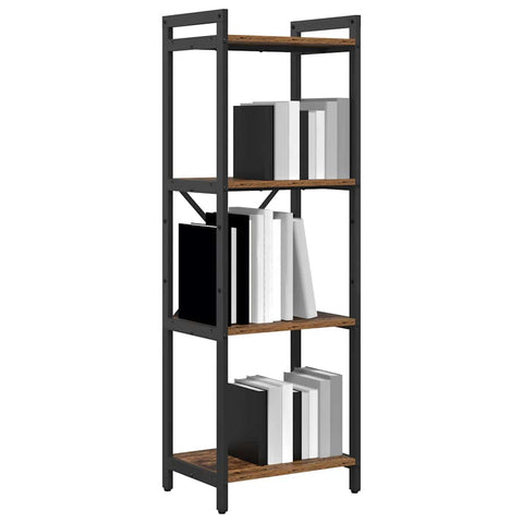 vidaXL Bookcase Old wood 40 x 30 x 118 cm Solid wood