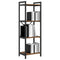 vidaXL Bookcase Old wood 40 x 30 x 118 cm Solid wood