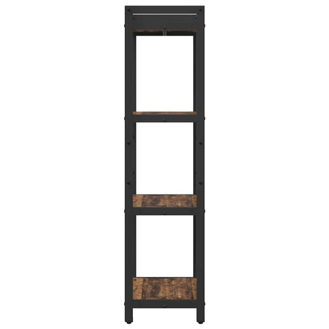 vidaXL Bookcase Old wood 40 x 30 x 118 cm Solid wood