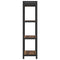 vidaXL Bookcase Old wood 40 x 30 x 118 cm Solid wood