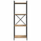 vidaXL Bookcase Artisan oak 40 x 30 x 118 cm Wood and Steel