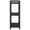 vidaXL Bookcase Black oak 40 x 30 x 83 cm Engineered wood