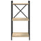vidaXL Bookcase Sonoma oak 40 x 30 x 83 cm Engineered wood