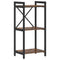 vidaXL Bookcase Smoked oak 40 x 30 x 83 cm Engineered wood