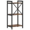 vidaXL Bookcase Smoked oak 40 x 30 x 83 cm Engineered wood