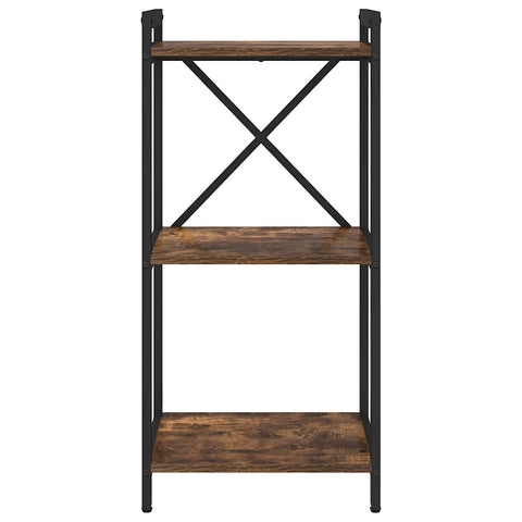 vidaXL Bookcase Smoked oak 40 x 30 x 83 cm Engineered wood