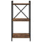 vidaXL Bookcase Smoked oak 40 x 30 x 83 cm Engineered wood