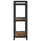 vidaXL Bookcase Smoked oak 40 x 30 x 83 cm Engineered wood