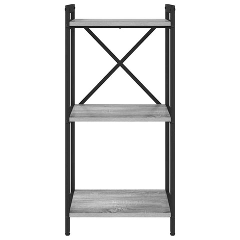 vidaXL Bookcase Grey sonoma 40 x 30 x 83 cm Engineered wood