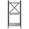 vidaXL Bookcase Grey sonoma 40 x 30 x 83 cm Engineered wood