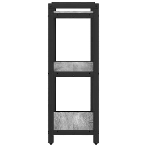 vidaXL Bookcase Grey sonoma 40 x 30 x 83 cm Engineered wood