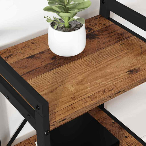 vidaXL Bookcase Old wood 40 x 30 x 83 cm Engineered wood