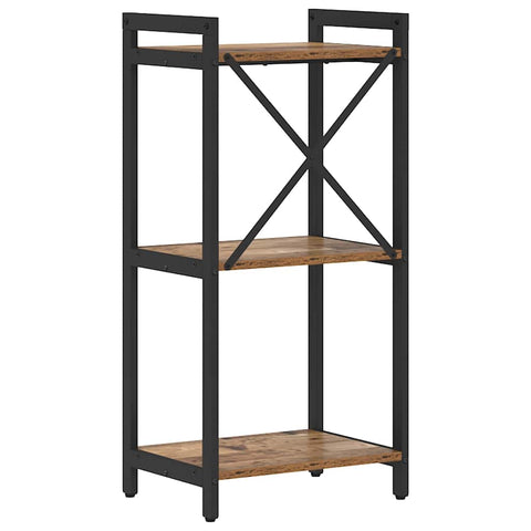 vidaXL Bookcase Old wood 40 x 30 x 83 cm Engineered wood