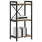 vidaXL Bookcase Old wood 40 x 30 x 83 cm Engineered wood