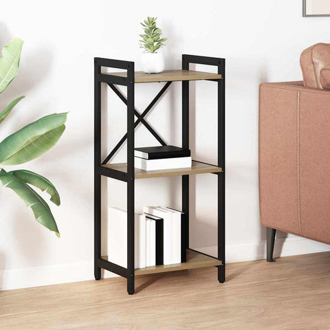 vidaXL Bookcase Artisan oak 40 x 30 x 83 cm Engineered wood