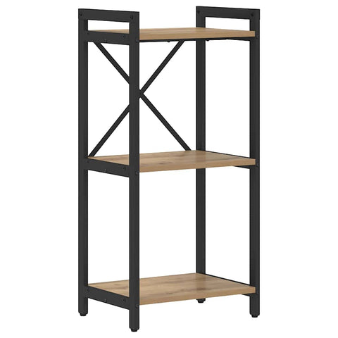 vidaXL Bookcase Artisan oak 40 x 30 x 83 cm Engineered wood