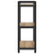 vidaXL Bookcase Artisan oak 40 x 30 x 83 cm Engineered wood