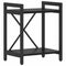 vidaXL Bookcase Black oak 40 x 30 x 48.5 cm Engineered wood