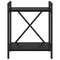 vidaXL Bookcase Black oak 40 x 30 x 48.5 cm Engineered wood