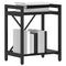 vidaXL Bookcase Black oak 40 x 30 x 48.5 cm Engineered wood