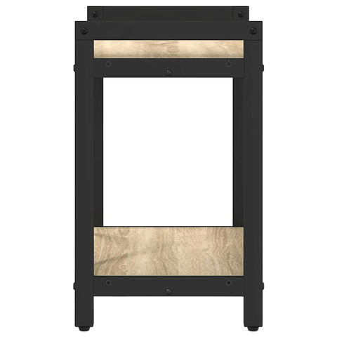 vidaXL Bookcase Sonoma oak 40 x 30 x 48.5 cm Engineered wood
