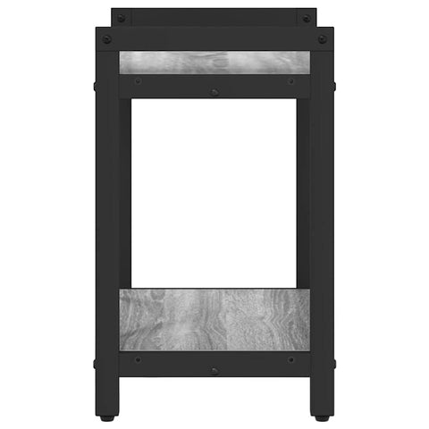 vidaXL Bookcase Grey sonoma 40 x 30 x 48.5 cm Engineered wood