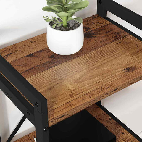 vidaXL Bookcase Old wood 40 x 30 x 48.5 cm Engineered wood