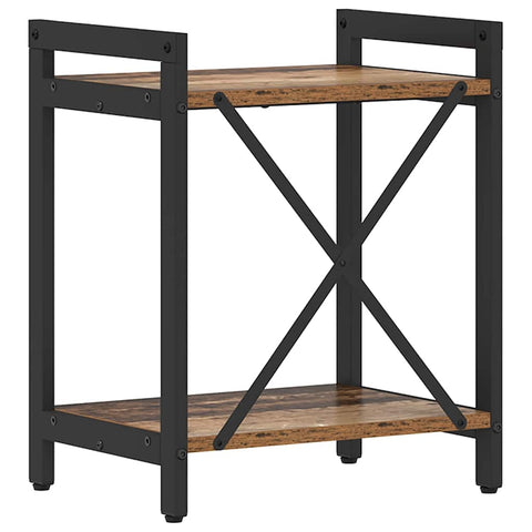 vidaXL Bookcase Old wood 40 x 30 x 48.5 cm Engineered wood