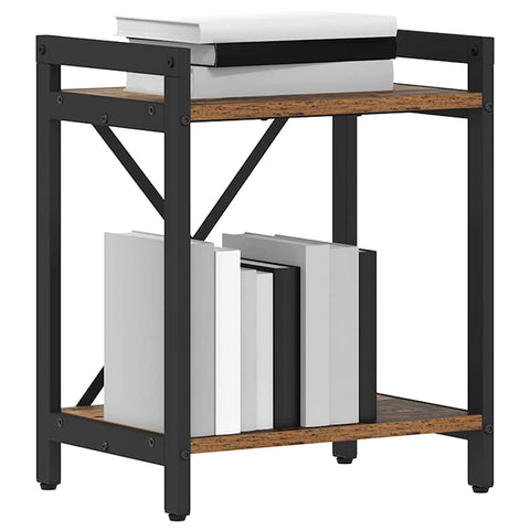 vidaXL Bookcase Old wood 40 x 30 x 48.5 cm Engineered wood