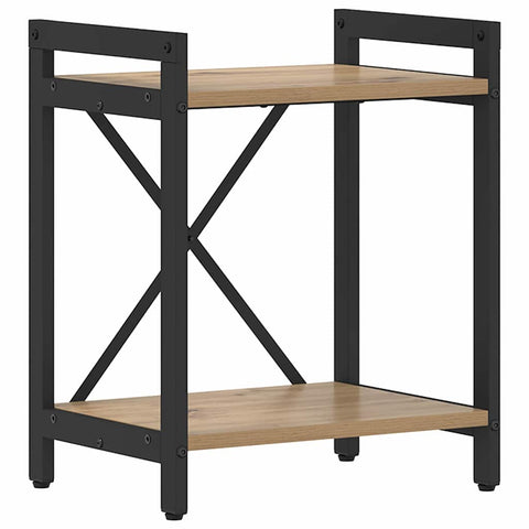vidaXL Bookcase Artisan oak 40 x 30 x 48.5 cm Engineered wood