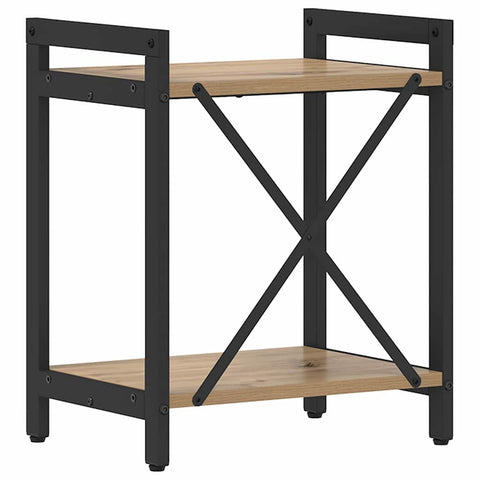vidaXL Bookcase Artisan oak 40 x 30 x 48.5 cm Engineered wood