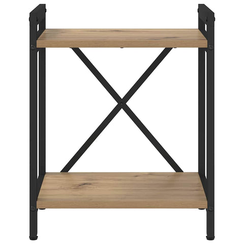 vidaXL Bookcase Artisan oak 40 x 30 x 48.5 cm Engineered wood