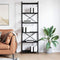 vidaXL Bookcase Black oak 60 x 30 x 188 cm Particle board