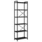 vidaXL Bookcase Black oak 60 x 30 x 188 cm Particle board