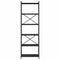 vidaXL Bookcase Black oak 60 x 30 x 188 cm Particle board