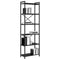 vidaXL Bookcase Black oak 60 x 30 x 188 cm Particle board