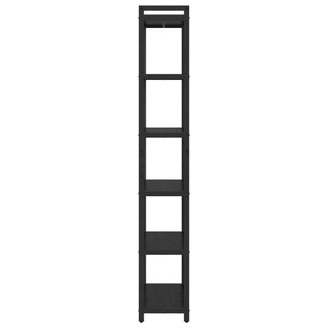 vidaXL Bookcase Black oak 60 x 30 x 188 cm Particle board