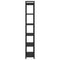 vidaXL Bookcase Black oak 60 x 30 x 188 cm Particle board